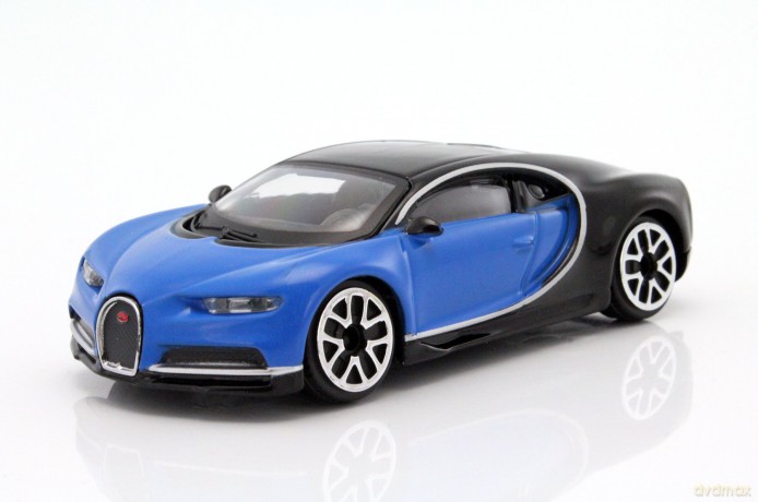 Bugatti Chiron 1:18 niebieski