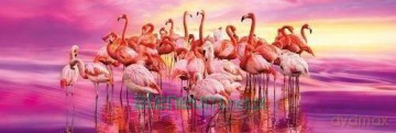 CLEMENTONI 1000 el. Panorama Flamingo [PUZZLE]