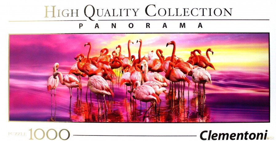 CLEMENTONI 1000 el. Panorama Flamingo [PUZZLE]