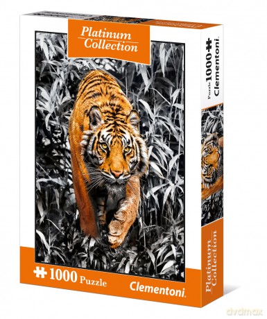 CLEMENTONI 1000 el. Platinum Collection Tiger [PUZZLE]
