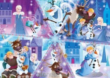 CLEMENTONI 104 el. Olaf [PUZZLE]