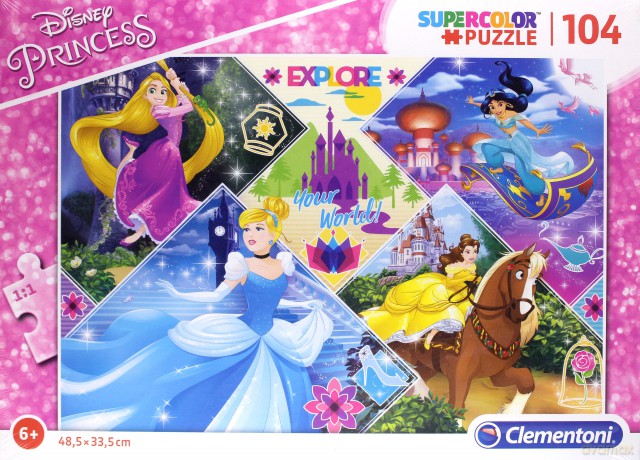 CLEMENTONI 104 el. Princess [PUZZLE]