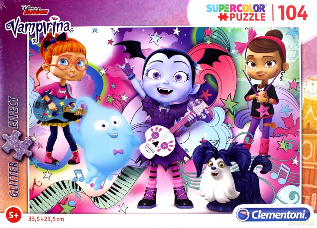 CLEMENTONI 104 el. Vampirina Glitter [PUZZLE]
