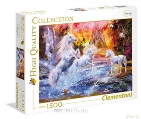 CLEMENTONI 1500 el. Wild Unicorns [PUZZLE]