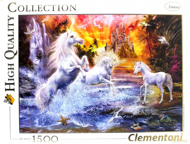 CLEMENTONI 1500 el. Wild Unicorns [PUZZLE]