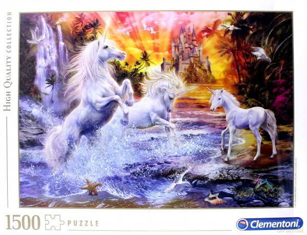 CLEMENTONI 1500 el. Wild Unicorns [PUZZLE]