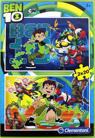 CLEMENTONI 2x20 el. Ben Ten [PUZZLE]