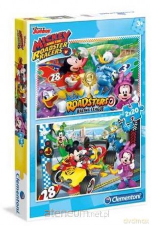 CLEMENTONI 2x20 el. Mickey and the Roadster Racers [PUZZLE]