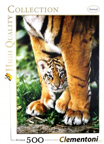 CLEMENTONI 500 el. Bengal Tiger Cub [PUZZLE]
