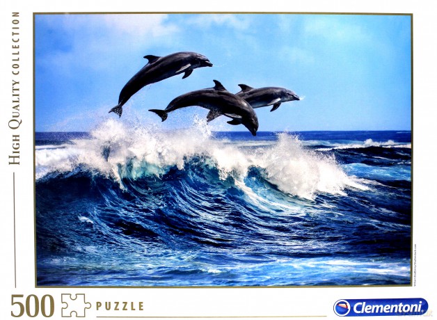 CLEMENTONI 500 el. Dolphins [PUZZLE]