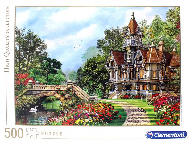 CLEMENTONI 500 el. Old Waterway Cottage [PUZZLE]