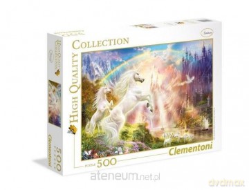 CLEMENTONI 500 el. Sunset Unicorns [PUZZLE]