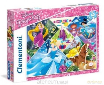 CLEMENTONI 60 el. Princess [PUZZLE]