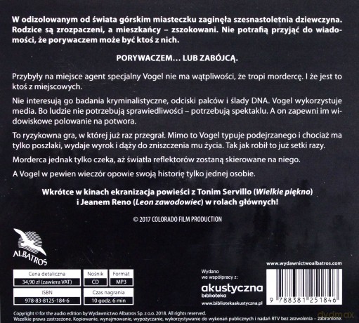 Dziewczyna we mgle - Donato Carrisi, Andrzej Ferenc, Jan Jackowicz [AUDIOBOOK]