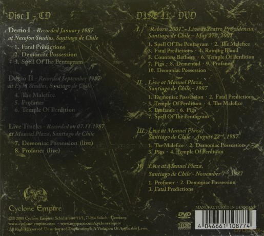 Pentagram (Chile): Under The Spell Of The Pentagram (digipack) [CD]+[DVD]
