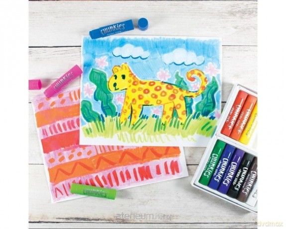 Farba w kredce Chunkies Paint Sticks 12 sztuk