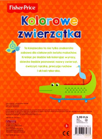 Fisher Price. Kolorowe zwierzątka - Anna Wiśniewska [KSIĄŻKA]