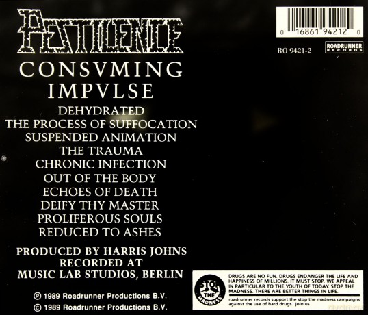 Pestilence: Consuming Impulse [CD]