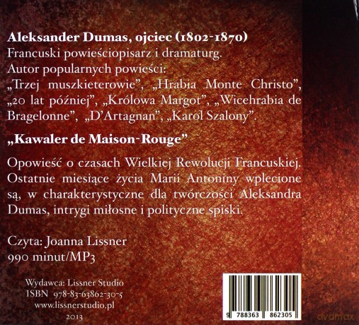 Kawaler de Maison-Rouge - Aleksander Dumas [AUDIOBOOK]