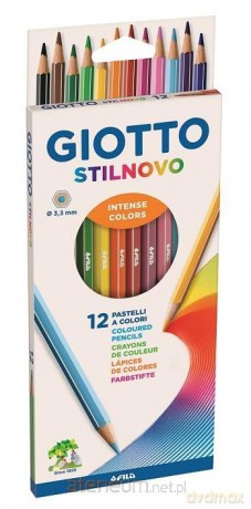 Kredki Stilnovo Intense 12 kolorów