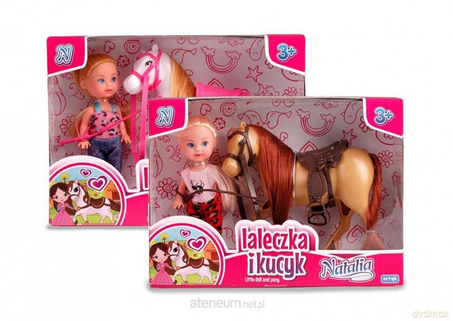 Lalka Natalia z konikiem