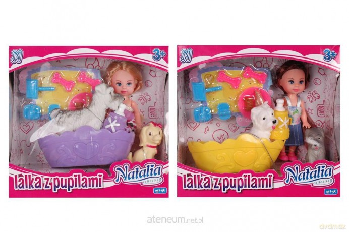 Lalka Natalia z pupilami i akcesoriami