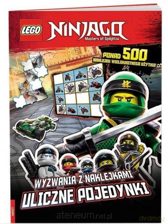 LEGO Ninjago. Wyzwania z naklejkami. Uliczne [KSIĄŻKA]