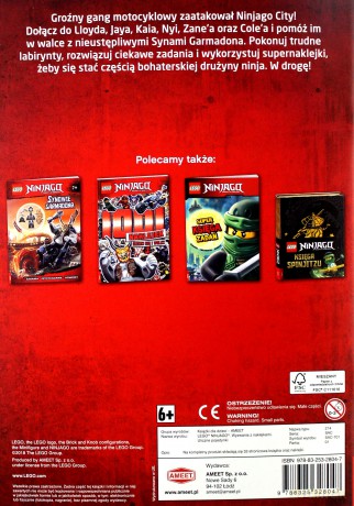 LEGO Ninjago. Wyzwania z naklejkami. Uliczne [KSIĄŻKA]