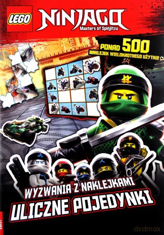 LEGO Ninjago. Wyzwania z naklejkami. Uliczne [KSIĄŻKA]