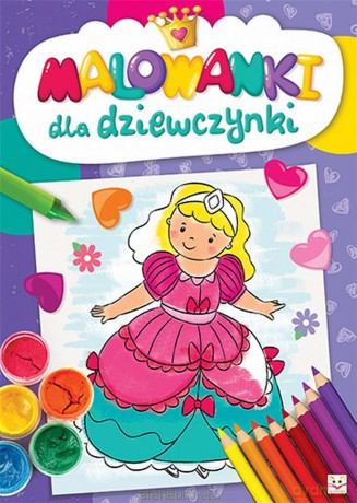 Malowanki dla dziewczynki [KSIĄŻKA]