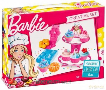 Masa plastyczna z paterą Barbie