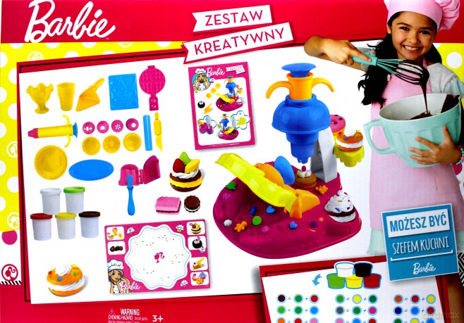 Masa plastyczna z wyciskarką Barbie
