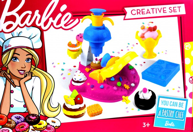 Masa plastyczna z wyciskarką Barbie