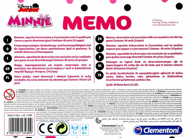 Memo Minnie Happy Helpers [GRA]