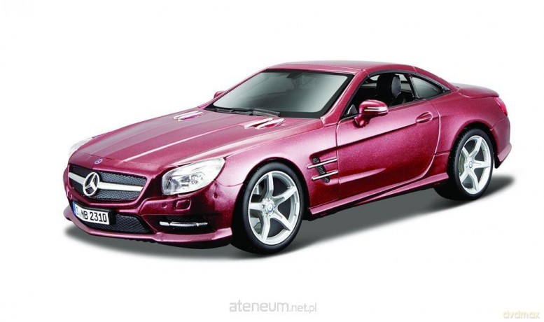 Mercedes-Benz SL 500 bordowy 1:24