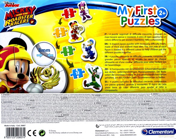 Moje Pierwsze Puzzle Mickey i Raźni Rajdowcy [PUZZLE]