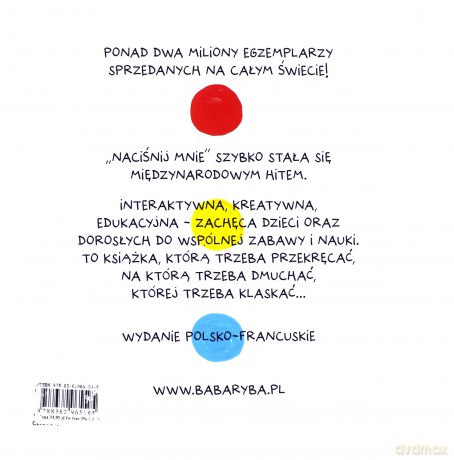 Naciśnij mnie - Herve Tullet [KSIĄŻKA]