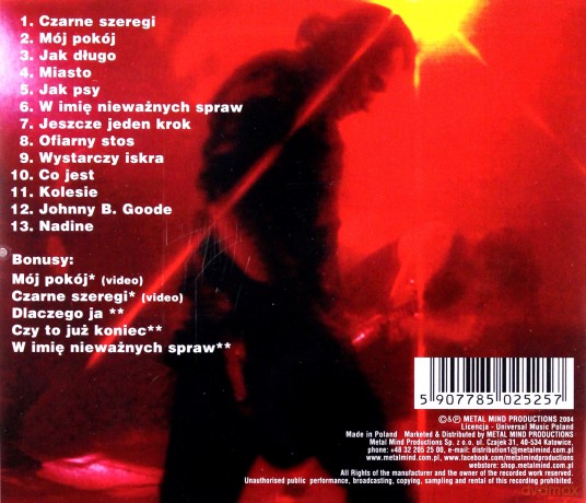 Proletaryat: Czarne Szeregi + Bonusy (Reedycja) [CD]