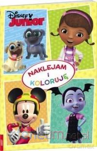Naklejam i koloruję. Disney Junior [KSIĄŻKA]