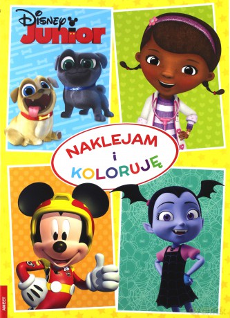 Naklejam i koloruję. Disney Junior [KSIĄŻKA]