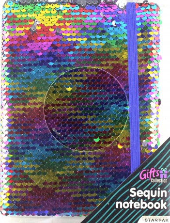Notes A5 z cekinami