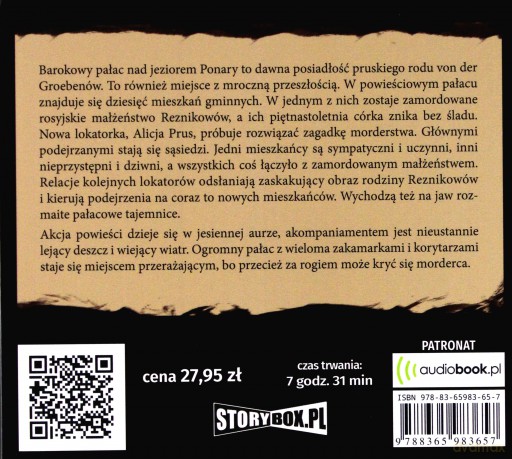 Pałac tajemnic - Agnieszka Pietrzyk [AUDIOBOOK]