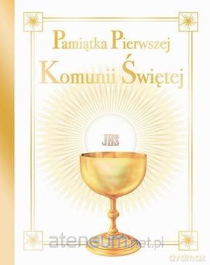 Pamiątka I Komunii Świętej (złota, mały format) [KSIĄŻKA]