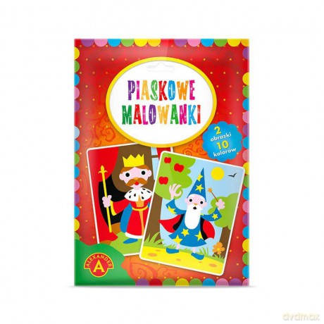 Piaskowe malowanki - Król i Czarodziej