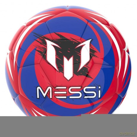 Piłka futbolowa czerwono - granatowa Messi