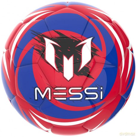 Piłka futbolowa czerwono - granatowa Messi