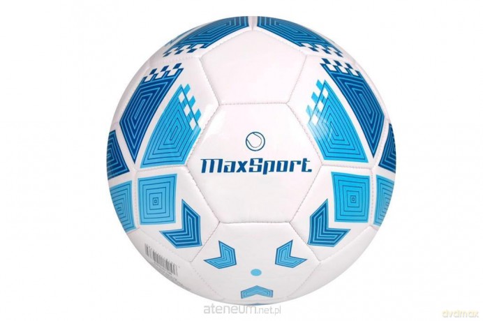 Piłka nożna Max Sport biało-niebieska