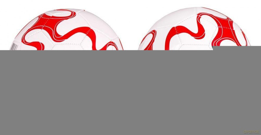 Piłka nożna Max Sport Polska biało-czerwona
