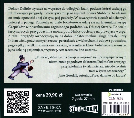 Podróże Doktora Dolittle'a - Hugh Lofting [AUDIOBOOK]