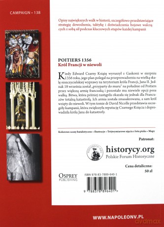 Poitiers 1356. Król Francji w niewoli - David Nicolle [KSIĄŻKA]
